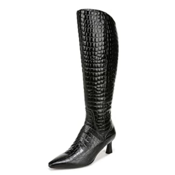 Naturalizer Womens Deesha Fashion Boot Black Croco - Picture 1 of 1